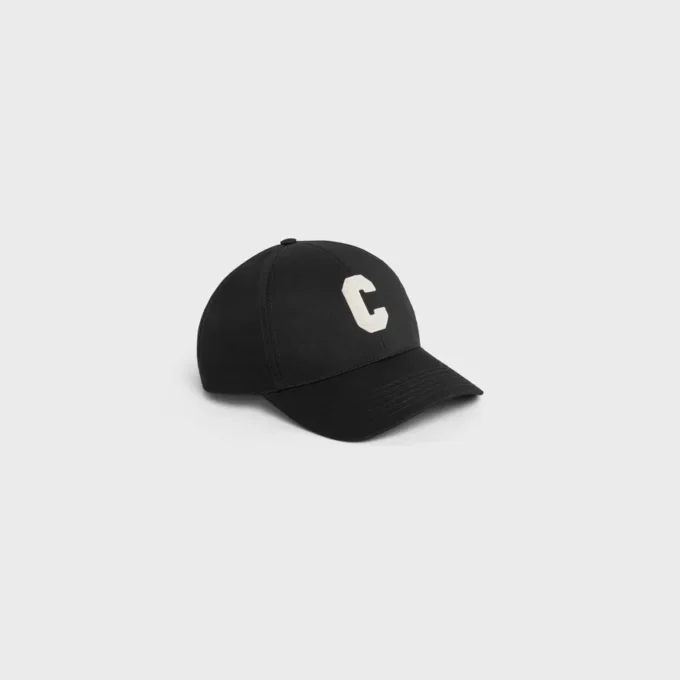 Cappellino da baseball con iniziale in cotone Cappellino da baseball con iniziale in cotone