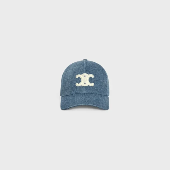 Cappellino da baseball Triomphe in denim Union Wash