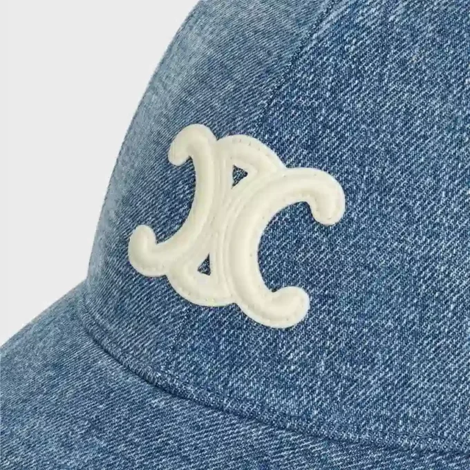 Cappellino da baseball Triomphe in denim Union Wash