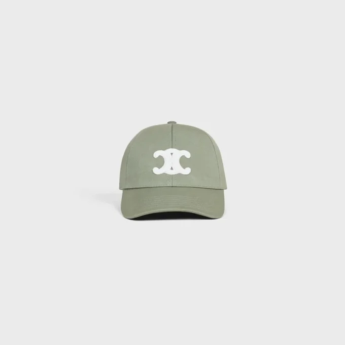 Cappellino da baseball Triomphe in gabardine di cotone Cappellino da baseball Triomphe in gabardine di cotone