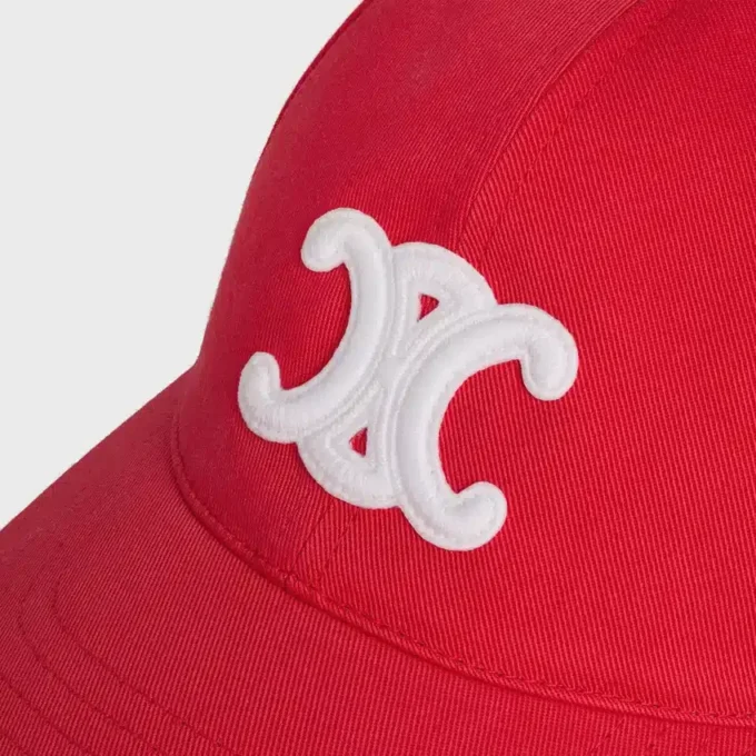 Cappellino da baseball Triomphe in gabardine di cotone Cappellino da baseball Triomphe in gabardine di cotone