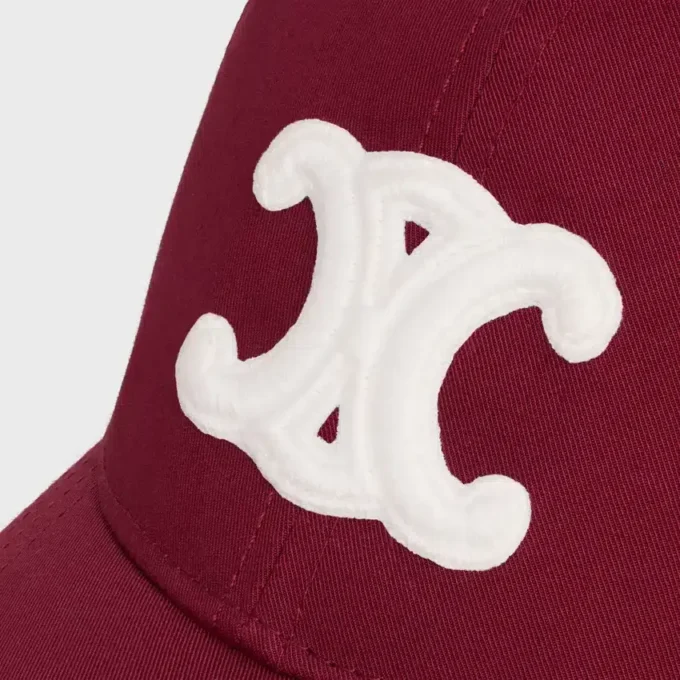 Cappellino da baseball Triomphe in gabardine di cotone Cappellino da baseball Triomphe in gabardine di cotone
