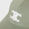 Cappellino da baseball Triomphe in gabardine di cotone Cappellino da baseball Triomphe in gabardine di cotone