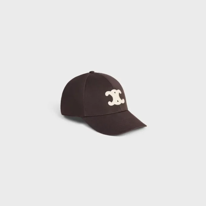 Cappellino da baseball Triomphe in gabardine di cotone lavato
