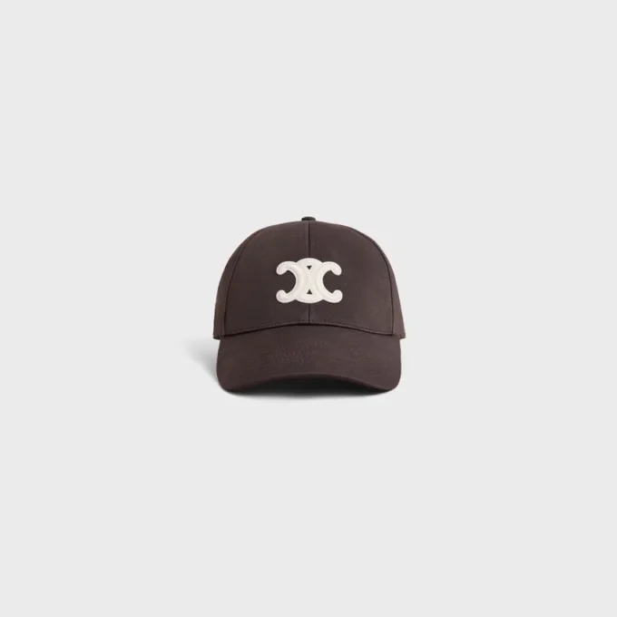 Cappellino da baseball Triomphe in gabardine di cotone lavato