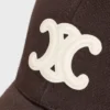 Cappellino da baseball Triomphe in gabardine di cotone lavato