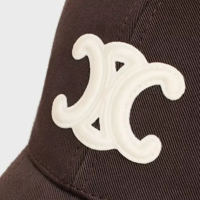 Cappellino da baseball Triomphe in gabardine di cotone lavato