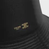 Cappello a secchiello in morbida pelle di agnello
