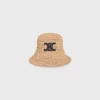 Cappello a secchiello Triomphe in rafia