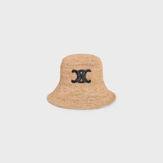 Cappello a secchiello Triomphe in rafia