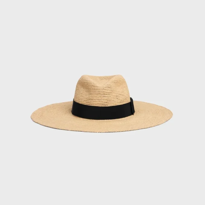 Cappello a tesa larga Triomphe in rafia