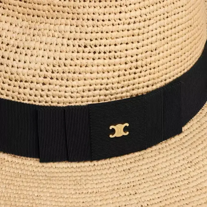 Cappello a tesa larga Triomphe in rafia
