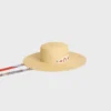 Cappello con nastro in paglia