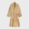 Cappotto avvolgente in montone