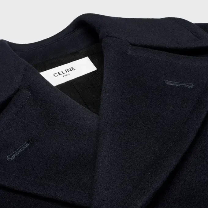 Cappotto da marinaio in tessuto di cashmere Cappotto da marinaio in tessuto di cashmere