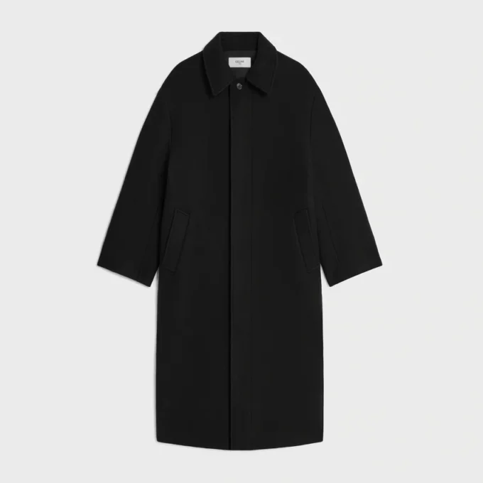 Cappotto in feltro di lana double-face Cappotto in feltro di lana double-face