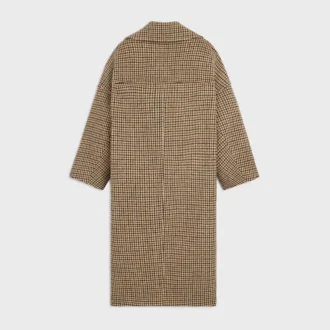 Cappotto in lana pied-de-poule