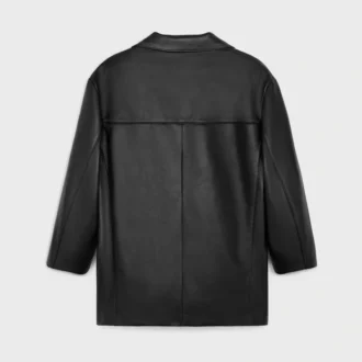 Cappotto in morbida pelle di agnello