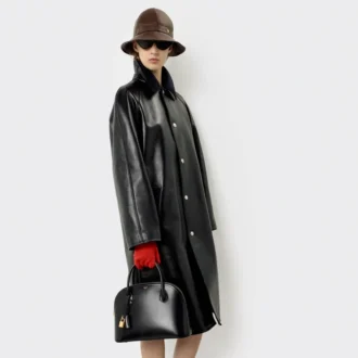 Cappotto in pelle di vitello