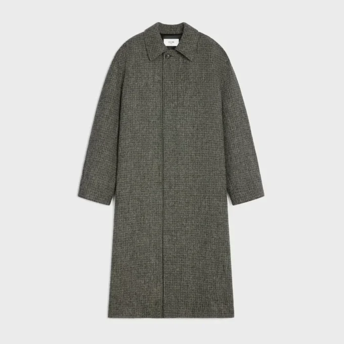 Cappotto Mac in tweed di lana a quadri Cappotto Mac in tweed di lana a quadri