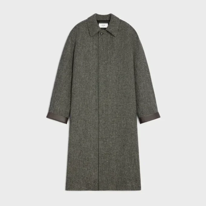 Cappotto Mac in tweed di lana a quadri Cappotto Mac in tweed di lana a quadri