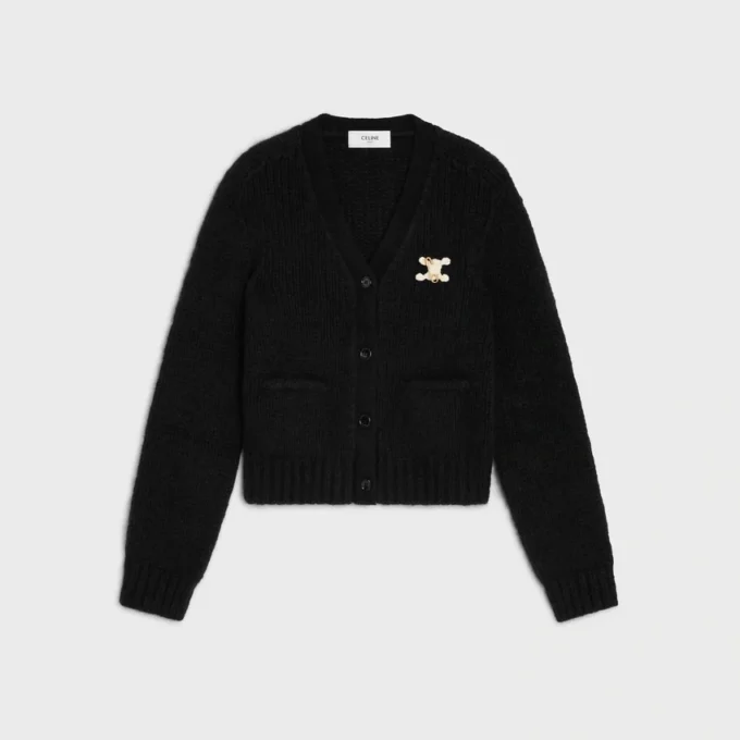 Cardigan in cashmere e seta