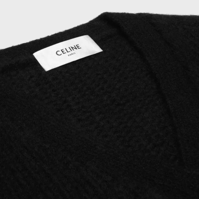 Cardigan in cashmere e seta