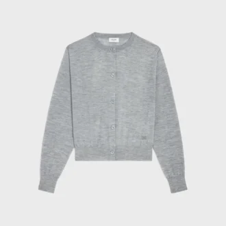Cardigan in cashmere sottile