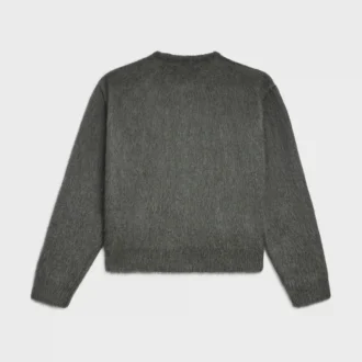 Cardigan in mohair spazzolato