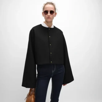 Cardigan in tessuto di lana