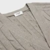 Cardigan Triomphe in cashmere a trecce Cardigan Triomphe in cashmere a trecce