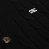 Cardigan Triomphe in cashmere a trecce Cardigan Triomphe in cashmere a trecce