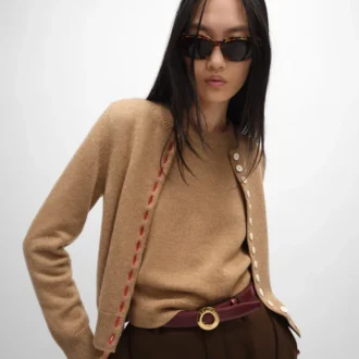 Cardigan Twinset in cashmere Heritage