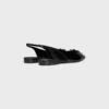 CELINE Alma Triomphe Flat Slingback in pelle di vitello lucida CELINE Alma Triomphe Flat Slingback in pelle di vitello lucida