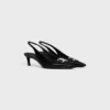 CELINE Alma Triomphe Slingback in pelle di vitello lucida CELINE Alma Triomphe Slingback in pelle di vitello lucida