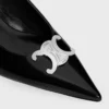 CELINE Alma Triomphe Slingback in pelle di vitello lucida CELINE Alma Triomphe Slingback in pelle di vitello lucida