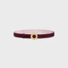 CELINE Fibbia a disco e cinturino reversibile 25 mm CELINE Fibbia a disco e cinturino reversibile 25 mm