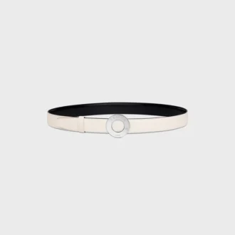 CELINE Fibbia a disco e cinturino reversibile 25 mm