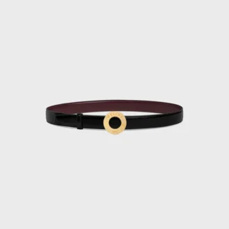 CELINE Fibbia a disco e cinturino reversibile 25 mm