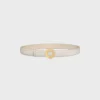 CELINE Fibbia a disco e cinturino reversibile 25 mm CELINE Fibbia a disco e cinturino reversibile 25 mm
