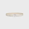 CELINE Fibbia a disco e cinturino reversibile 25 mm CELINE Fibbia a disco e cinturino reversibile 25 mm