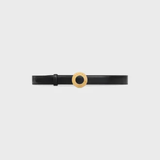 CELINE Fibbia a disco e cinturino reversibile 25 mm