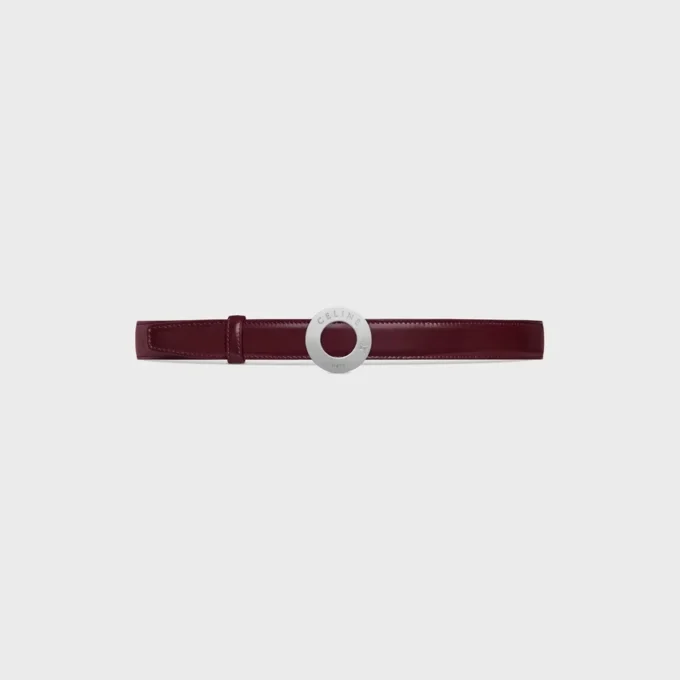 CELINE Fibbia a disco e cinturino reversibile 25 mm CELINE Fibbia a disco e cinturino reversibile 25 mm