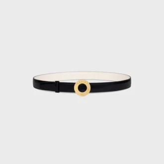 CELINE Fibbia a disco e cinturino reversibile 25 mm