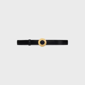 CELINE Fibbia a disco e cinturino reversibile 25 mm
