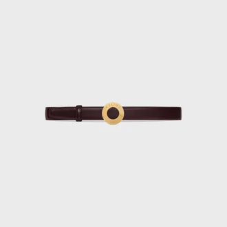 CELINE Fibbia a disco e cinturino reversibile 25 mm