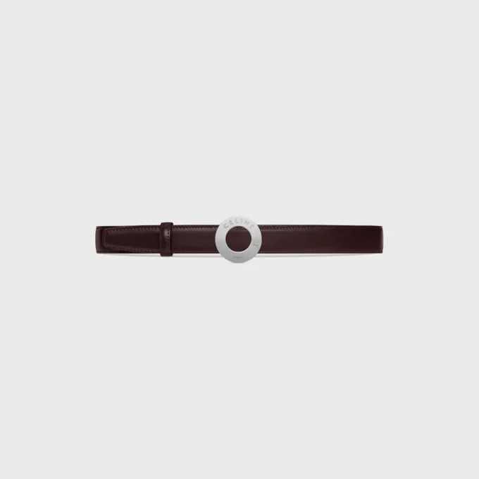 CELINE Fibbia a disco e cinturino reversibile 25 mm CELINE Fibbia a disco e cinturino reversibile 25 mm