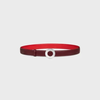 CELINE Fibbia a disco e cinturino reversibile 25 mm