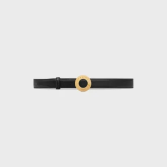 CELINE Fibbia a disco e cinturino reversibile 25 mm