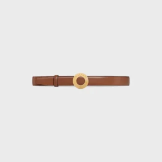 CELINE Fibbia a disco e cinturino reversibile 25 mm